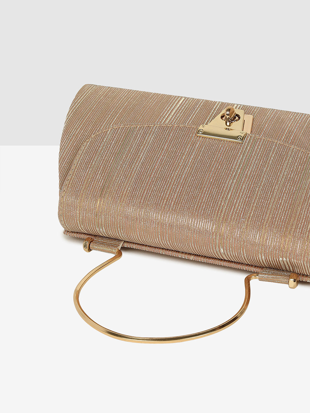 Elegant Ladies Handbag Golden Purse for Weddings & Parties