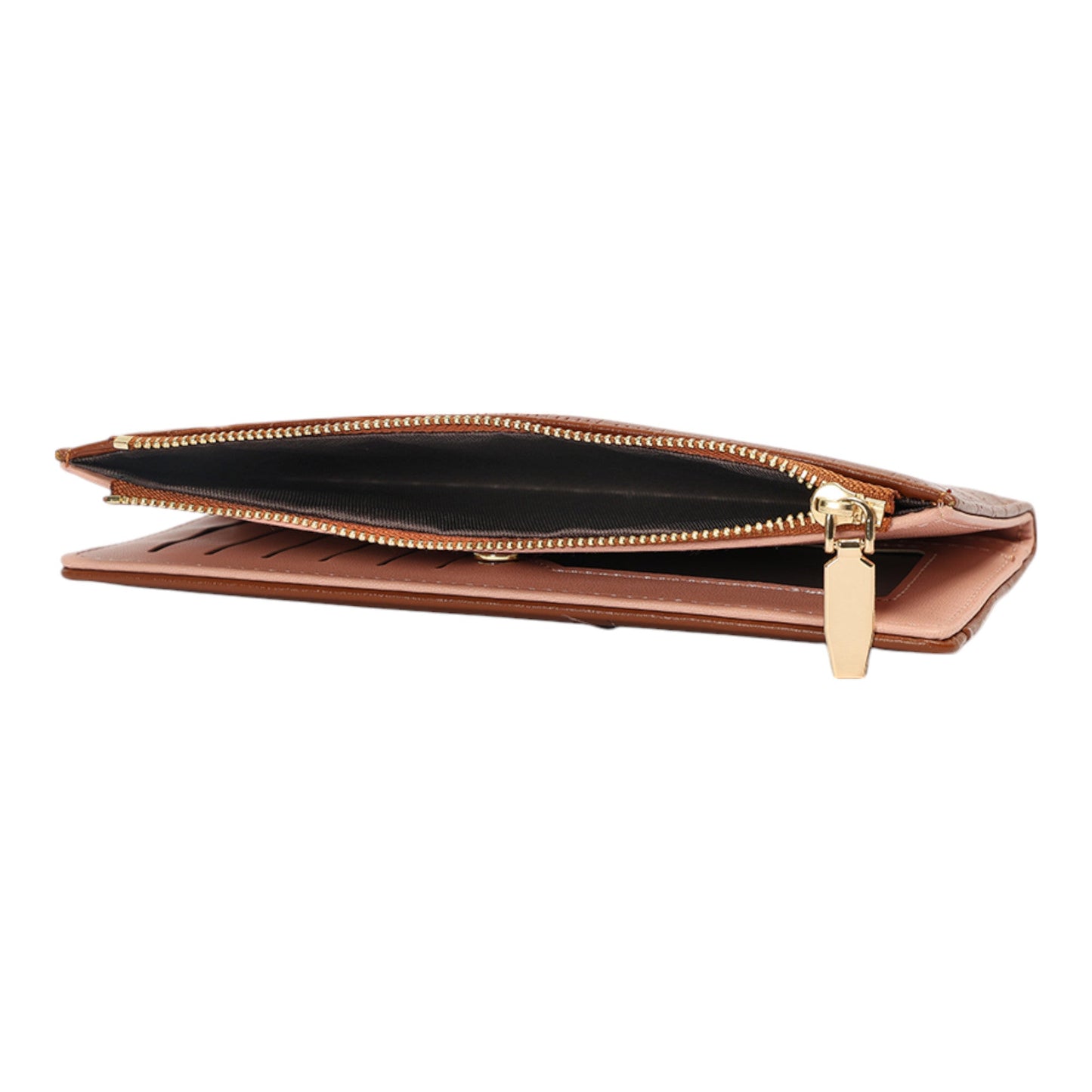 Crusset Wallet for Women â€“ Faux Leather Ladies Purse with Button Closure | Large Two Fold Textured Womenâ€™s Wallet CW20757