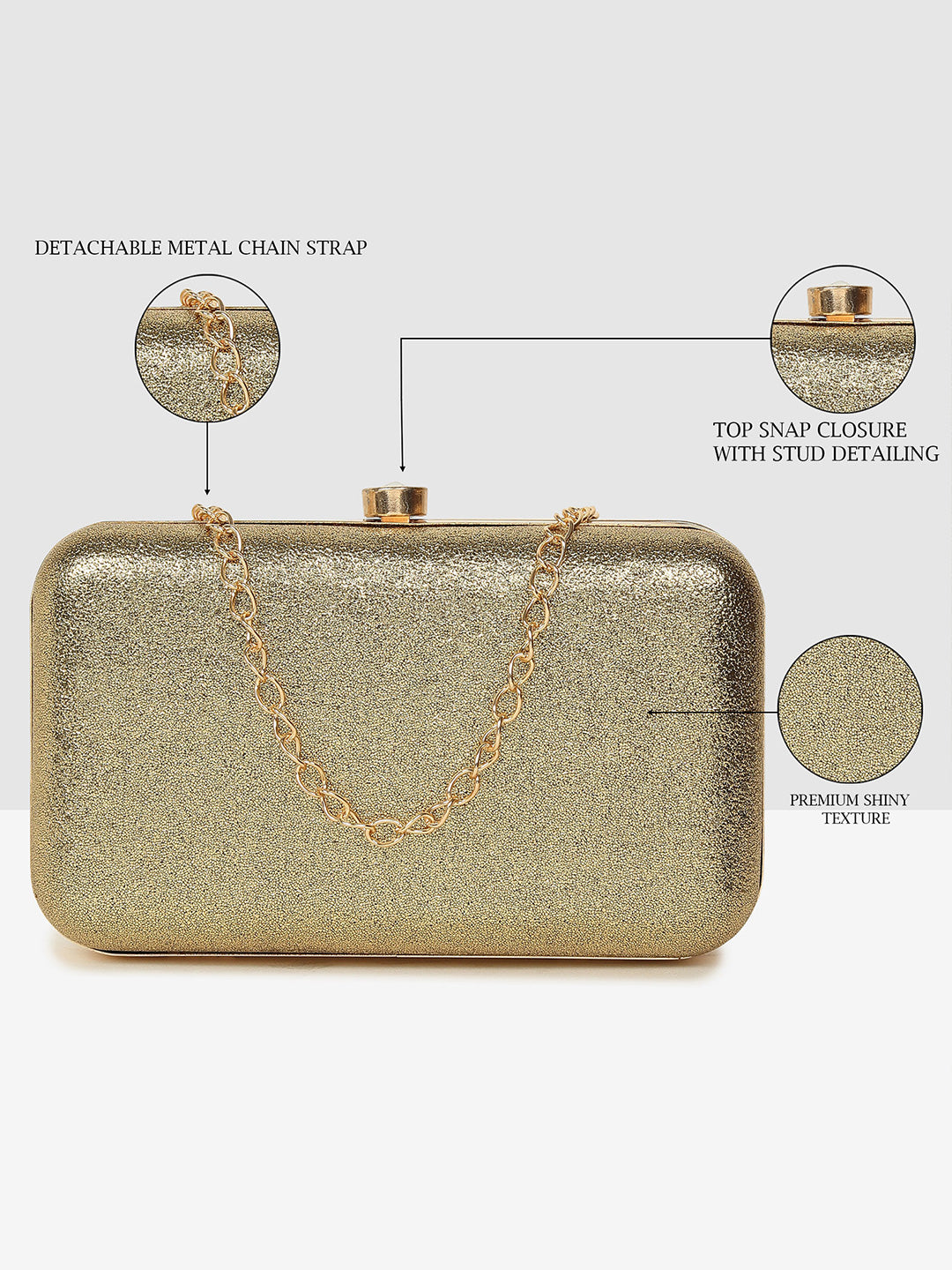 Golden Grace Clutch