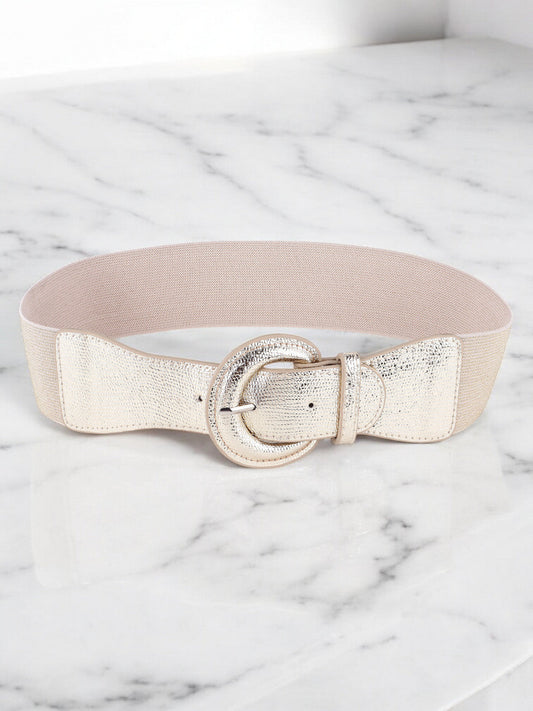 CRUSSET Women Printed Tang Wide PU BeltCI5630