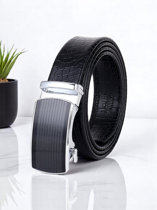 CRUSSET Men Textured Formal BeltCI5625